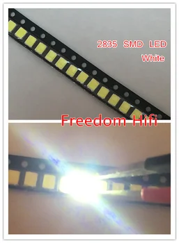 200PCS 2835 LED 0,5 W Valge SMD/SMT PLCC-2 150Ma 50-65lm 6000-6500K 2835 dioodid High Power LED Ultra Bright SMD LED Pistik