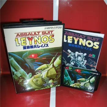 Rünnak Sobiks Leynos Jaapan Katke karp ja manual Jaoks Sega Megadrive Genesis Video Mängu Konsool 16 bit MD kaart