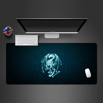 Sinine Dargon Mouse Pad Enimmüüdud Arenenud Kummist Võimutsev Mängu Arvuti Hiirt Pad Arvuti Klaviatuuri, Hiire Matil, Et Gamer