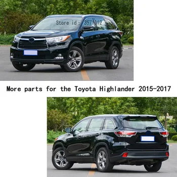 Toyota Highlander 2016 2017 Car Styling Garneering Kate Sisekujundus ABS Hõbe Keskmised Üles-ja Kliimaseadmete Lüliti, Pistikupesa Vent