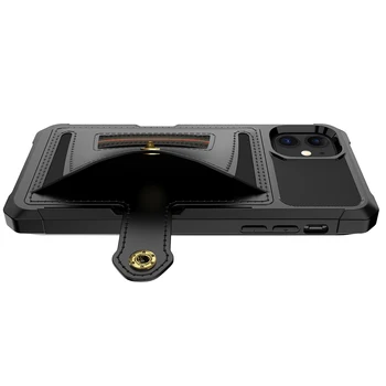 YXAYN Rahakott Nahast Pehme TPU kaitsekaas Kest iPhone 11 Pro Max XR, XS Max X 7 8 Pluss Kaart, magnet omanik Telefoni Puhul