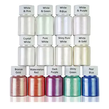 13 Värve Aurora Vaik Mica Pulber Pärlmutterläiget Tekitavad Pigmendid Kit Värvained Vaik Värvi Epoksüvaik Värv Toonimine Ehted Tegemine