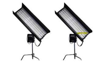 2 Komplektid x 300W 4ft 4bank valige päevavalguslamp + E Ballast, värelus tasuta Video Studio