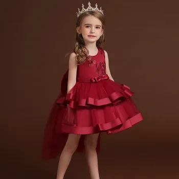 Baby Girl Dress Kõrge kvaliteedi Tüdruk Jõulud Tüdrukute Kleit Ballile Ametlik Tutu Varrukateta Tüdrukute Riided 1-10 Aastat Tüdruk Kostüüm