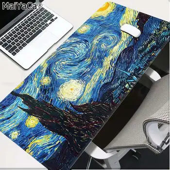 Maiya Naljakas Van Gogh Large Mouse pad PC Arvuti matt Kummist PC Computer Gaming mousepad