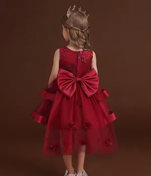Baby Girl Dress Kõrge kvaliteedi Tüdruk Jõulud Tüdrukute Kleit Ballile Ametlik Tutu Varrukateta Tüdrukute Riided 1-10 Aastat Tüdruk Kostüüm