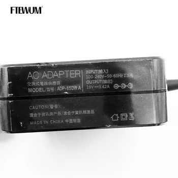 FTEWUM 19V 3.42 A 65W 5.5*2.5 mm EL AC Sülearvuti Laadija DC adapter ADP-65DW ASUS x450 X550C x550v w519L x751 Y481C Toide