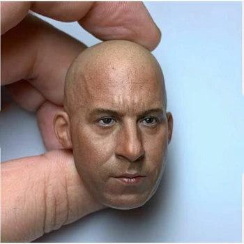 1/6 Vin Diesel Meeste Skulptuurid pea star Mees Nikerdatud pea Fit 12