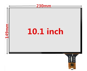 10.1 tolline 230mm*149mm Vaarika Pi tahvelarvuti navigatsiooni Mahtuvuslik Puutetundlik Digitizer Puutetundlik paneel Klaas USB-Juht pardal