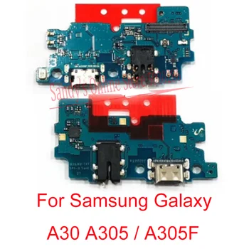 10 TK Algne Kõrge Kvaliteedi Laadimine USB Dock Sadama Juhatuse Ühendust Flex Kaabel Samsung Galaxy A30 A305 A305F Parandus Osad
