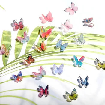 10 tk simulatsiooni 3D nail art vaik liblikas teenetemärgi elavat käsitöö nail art liblikas nail art lisatarvikud küünte ornament