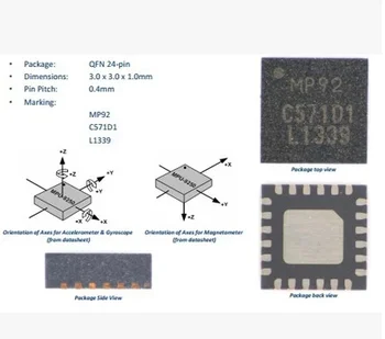 10TK SPI/IIC GY-9250 MPU 9250 MPU-9250 9-Telje Asendi +Gyro+Kiirendi+Magnetometer Anduri Moodul MPU9250 arduino jaoks