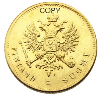 1913 S SOOME IMPERIAL VENEMAA 20 MARKKAA kullatud Koopia mündid