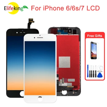 1TK 6 pluss 6S plus LCD Ekraan, iPhone 6 6g 6s 7 7g Ekraan AAA-Touch Ekraani Replalcement Puutetundlik Digitizer Assamblee