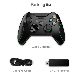 2.4 G Xbox Üks Juhtmevaba mängukontroller Wireless Gamepad Nr Bluetooth-Windows ARVUTI 7 / 8 / 10 PS3 / Android