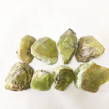 2-6cm 100g Hulgi-Looduslik Mineraalvesi Roheline Opaal Raw Kivi Maavarade Näidiseid Nikerdamist Dekoratiivsed Kaunistused