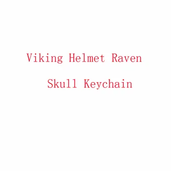 2018 Mood Ehteid Woogge 3 Värvid Norse Viking Helmet Raven Kolju Võtmehoidja Llavero Vikingo Vintage Võtmehoidja Naised, Mehed