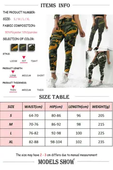 2019 Mood Sõjalise Kamuflaaž püksid naiste Armee kõrge vöökoht lahti Camo Püksid Püksid Street Jogger sweatpants