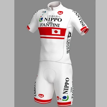 2019 Nippo ViniFantini jalgrattasõit jersey pro team mehed summer set completini ciclismo jalgratta riided rinnatüki geel lühikesed püksid ropa de hombre