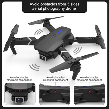 2020. aasta Uus E525 Pro 4K WiFi Undamine RC Quadcopter HD 1080P Kaamera Kokkupandav Quadcopter Dron Kingitus Elektroonilised Mänguasjad Poistele 5