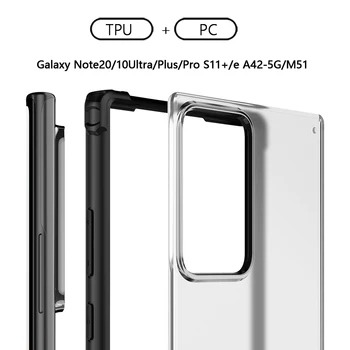 2020. aasta Uus Samsung Galaxy Märkus 20 10 Ultra Plus Pro S11 A42 M51 TPÜ Juhul Kaas Anti-Scratch Hinne Tilk Testitud Kaitsva Eestkostja