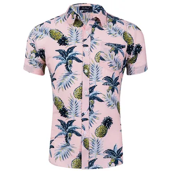 2020. aasta Uus Suvine Särk Meeste Lühikese Varrukaga Särgid Beach Havai Särgid, Puuvillased Vabaaja Õie Särgid, Meeste riided Fashion Mees Shir