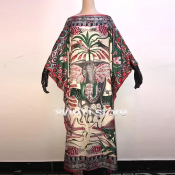 2020 Kuveit riided maxi kleidid Elegantne Naiste Lilleline плать Boho Kleit Suvel Rannas Pikad Varrukad Õhtu Pool Sundress