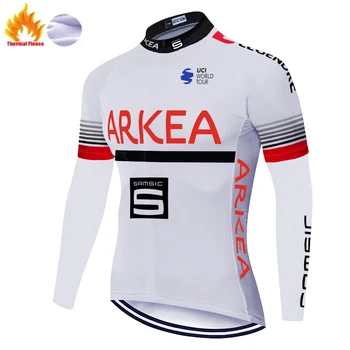 2020 pro team ARKEA SAMSIC Jalgrattasõit Jersey Talvel Termilise Fliis Jalgratas, Rattasõit Jersey Soe Moutain Bike jersey invierno mehed