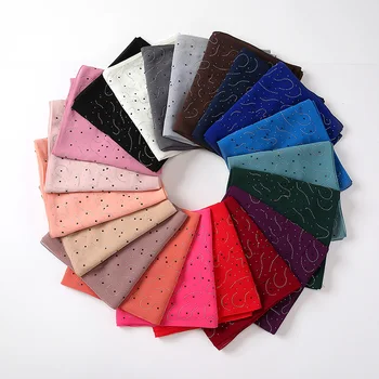 20colors Naiste Luksus Teemant, Pärl Sifonki Sall Hijab 10pc/palju Hulgi-Pikk 180*75cm Sall Sall Moslemi Naine Headscarves