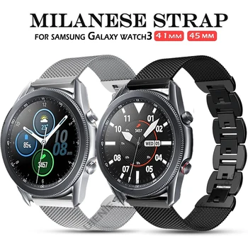 22mm Watchband Rihm Samsung Galaxy Vaata 3 45mm /Käik S3 /46 mm Käevõru Bänd Milanese Metallist Käepaela Asendamine Correa