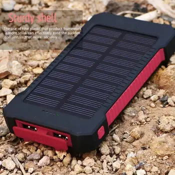 30000mAh Solar Power Bank Veekindel Solar Charger USB-Porti Välise Laadija Powerbank jaoks Xiaomi Nutitelefoni koos LED Valgus