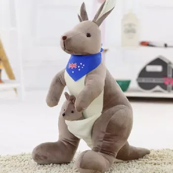 30cm Austraalia Känguru kes Beebi topiste Kangaroo Ema ja poeg Kogumise Lapsed Palus Nuku Kids Mänguasi Kingitus
