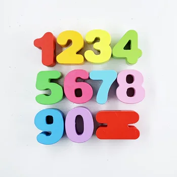 35 Tk/pakk laste DIY stringing helmed mänguasi digitaalse ring rant monterssori matemaatika alguses haridus-puidust helmed mänguasi
