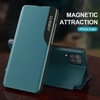 360 Magnet Klapp Telefoni Puhul Samsungi Galaxy A12 3D Põrutuskindel Pehme Ees tagakaane Samsan Galaxi 12 21A SM-A125F Armor