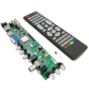 3663 Uusi Digitaalse Signaali DVB-C DVB-T2, DVB-T Universal LCD TV Töötleja Juht Pardal UUENDADA 3463A vene USB LUA63A82