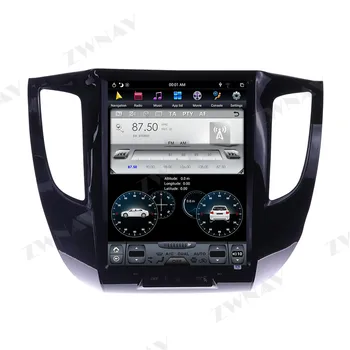 4+128G Tesla Carplay Ekraani Aastateks 2007-2013 2016 2017 Mitsubishi L200 Pickup Android 9 GPS Multimeedia Audio Stereo Raadio
