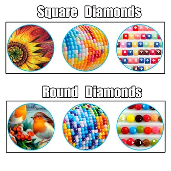5d DIy Diamond Maali Logo Täis Ruut/Ring Daimond Tikandid ristpistes Rhinestone Mosaiik Home Decor