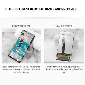 6.21 tolline LCD-Huawei P Smart 2019 Ekraan Puutetundlik Raami Digitizer Assamblee LCD Ekraani asendamine Tasuta Kingitused