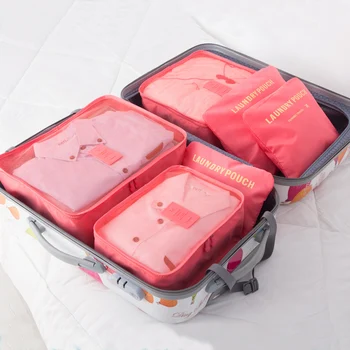6 Set Reisi Ladustamise Kotid Multi-funktsionaalsed Riided Sorteerimine Pakendid,Reisi-Pakendamise Kotid, Kohvrid Kott Korraldaja