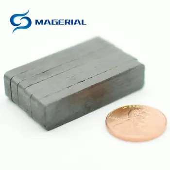 60 tk Keraamiline Magnet-Plokk 40x10x5 mm Baar Palgaaste C8 Raud Püsimagnetid Reklaami, Juhatuse Kodu Kooli 40x10x4mm