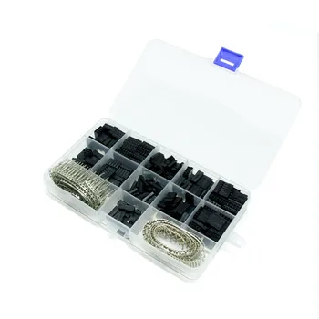 620pcs Dupont Pistik 2.54 mm, Dupont Kaabel Jumper Wire Pin Header Eluaseme Komplekt, Mees Press Sõrmed+Female Pin Terminal Diy Kit