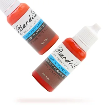 8PCS professionaalne Tätoveering Tint alaline meik micro pigment Puhas taimede pigment huuled määrata, Kosmeetika, ilu piima