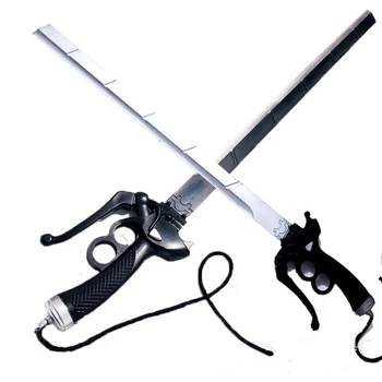 95cm Cosplay Rünnak Titan Mikasa Ackerman Mõõk RivaMika RivaMika Mõõk Relva cosplay Halloween Prop