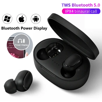 A6S Traadita Kõrvaklappide Jaoks Airdots Earbuds Bluetooth-5.0 TWS Müra Tühistamises Kõrvaklapid Mikrofoniga iPhone Huawei Samsung Xiaomi Redmi