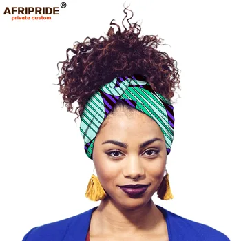 Aafrika ankara print Sall headscarf naiste AFRIPRIDE 200cm*12cm naiste puuvillane peapaelad casual fashion style A18H001