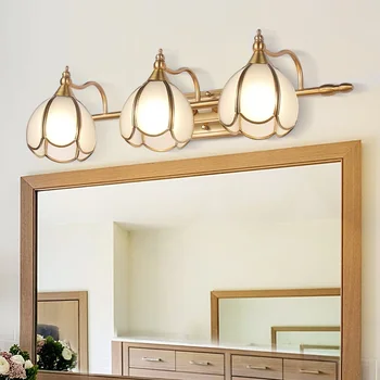 Ameerika peegel esitulede retro multi-head mirror lamp vannituba valguse pronks kapis tuled seina lamp LED meik lamp CL0420