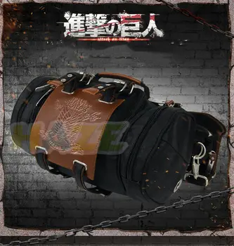 Anime Rünnak Titan Levi 3D Manööver Käik Cosplay Lõuend Seljakott Õlal Kott reisikott Unisex