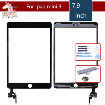 Apple iPad mini 1 mini 2 mini 3 mini 4 Puutetundlik IC ja Liim Digitizer Esi Klaasi Asendamine