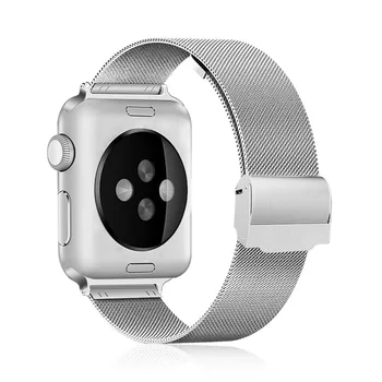 Apple Watch Band 38/40/42/44mm Apple Milanes Bänd Roostevabast Terasest Rihm Käevõru iWatch Metallist Rihm Bänd Seeria 1 2 3 4 5