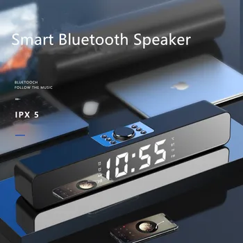 Bluetooth Kõlar Heli Baar Kodu Super Bass Arvuti Wireless Mini Kaasaskantav Subwoofer Kõlar koos USB Äratuskell Kõlar